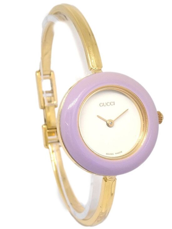 Gucci 11/12.2 Change Bezel Chameleon Quartz Watch SS 117885 main image 11